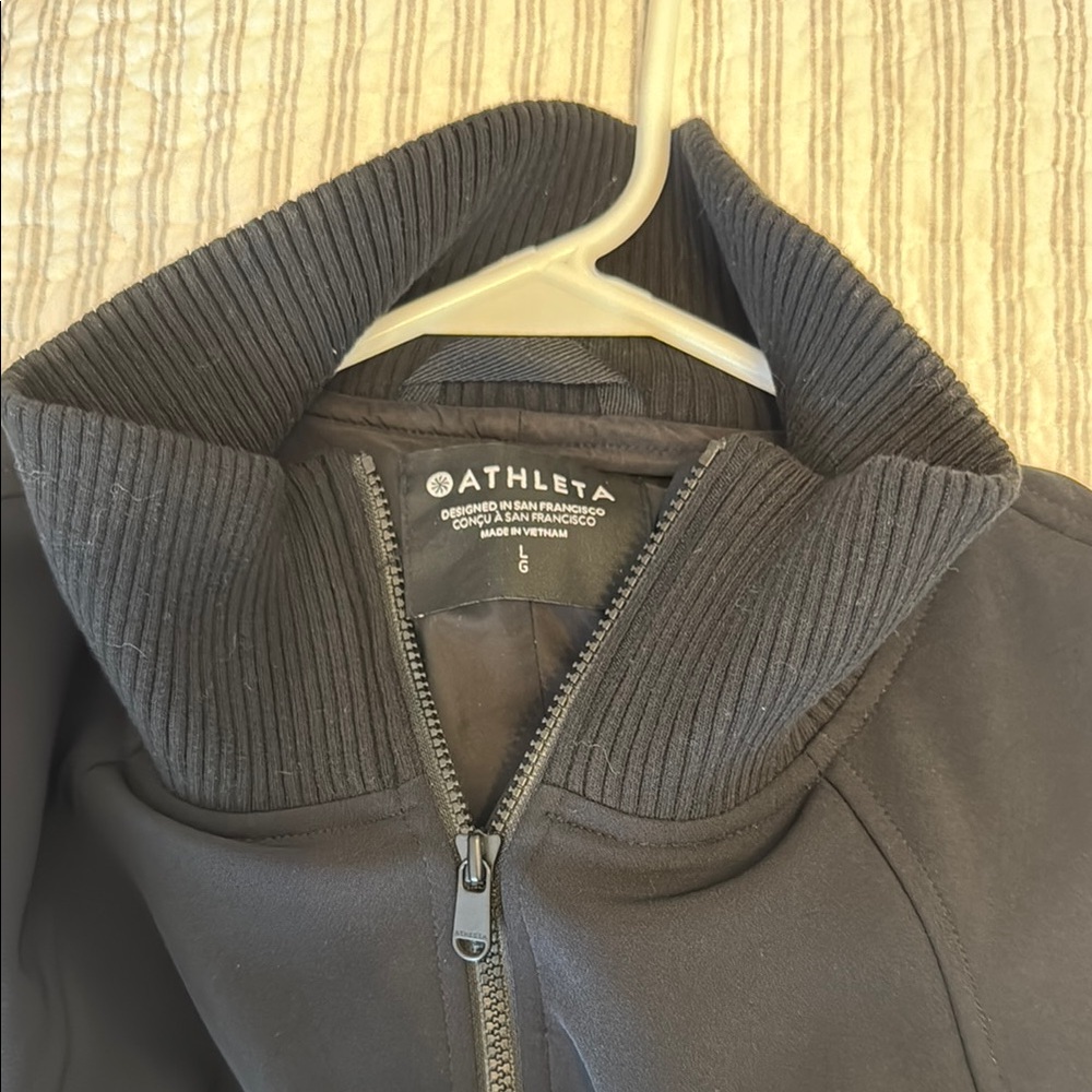 Black Zip-Up Jacket - Picture 3 of 5